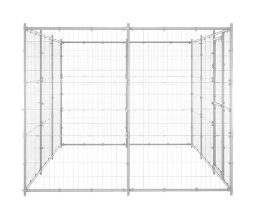 Lauko Voljeras Šunims, Galvanizuotas Plienas, 7,26M²