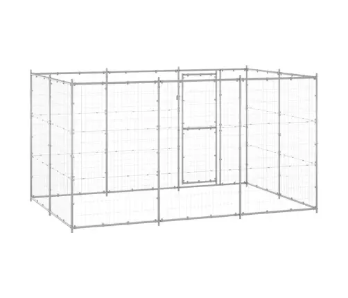 Lauko Voljeras Šunims, Galvanizuotas Plienas, 7,26M²