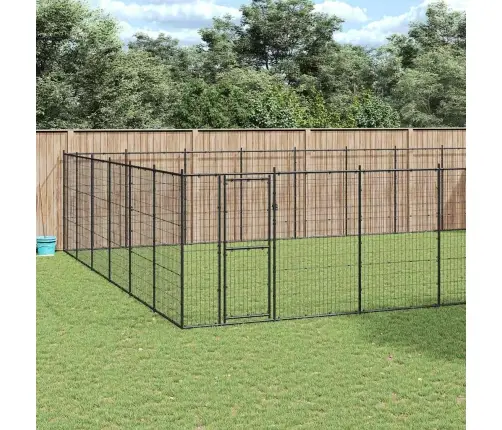 Suņu Voljērs, 79,86 M², Tērauds Vidaxl