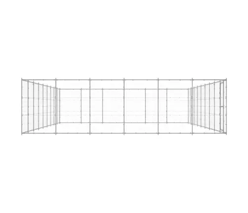 Suņu Voljērs, 65,34 M², Cinkots Tērauds Vidaxl