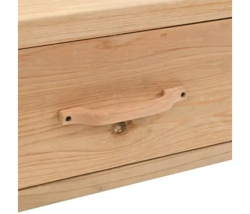 Tv Skapītis, 110X33X35 Cm, Egles Masīvkoks Vidaxl