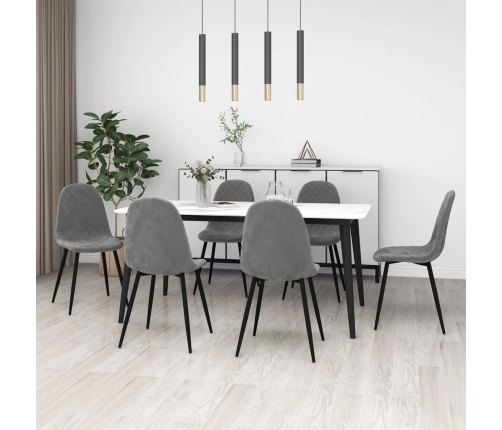 Söögitoolid 6 Tk, Helehall, Samet