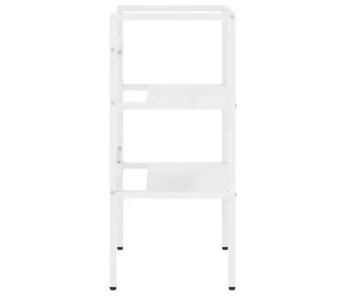 Vannasistabas Izlietnes Rāmis, Balts, 40X38X83 Cm, Dzelzs Vidaxl