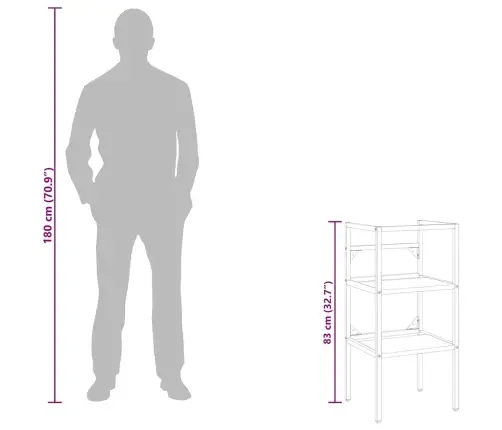 Vannasistabas Izlietnes Rāmis, Balts, 40X38X83 Cm, Dzelzs Vidaxl