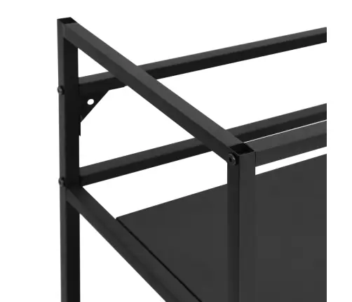 Vannitoa Valamuraam, Must, 59 X 38 X 83 cm Raud