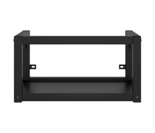 Vannasistabas Izlietnes Sienas Rāmis, Melns, 40X38X31Cm, Dzelzs Vidaxl