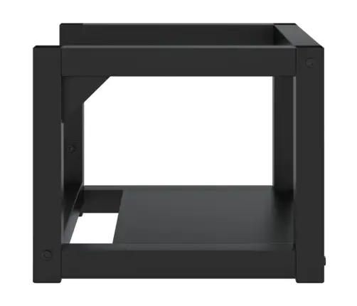 Vannasistabas Izlietnes Sienas Rāmis, Melns, 40X38X31Cm, Dzelzs Vidaxl