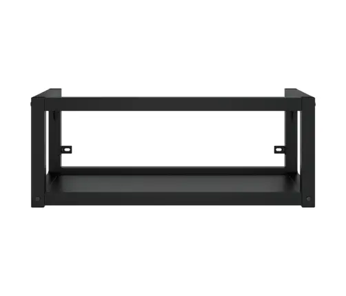 Vonios Kambario Praustuvo Rėmas, Juodas, 79X38X31cm Geležis