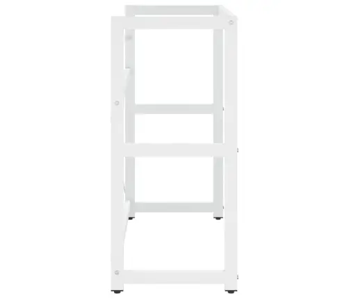 Vannasistabas Izlietnes Rāmis, Balts, 79X38X83 Cm, Dzelzs Vidaxl
