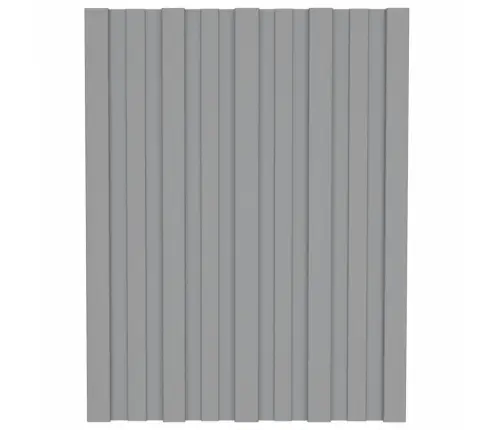 Jumta Paneļi, 36 Gab., Cinkots Tērauds, Pelēki, 60X45 Cm Vidaxl