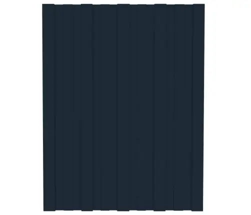 Katusepaneel 12 Tk, Tsingitud Terasest, Antratsiit, 60 X 45 Cm