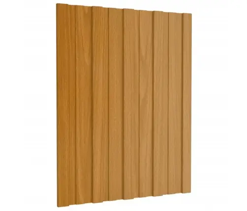 Jumta Paneļi, 12 Gab., Cinkots Tērauds, Dabīga Krāsa, 60X45 Cm Vidaxl