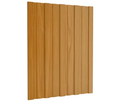 Katusepaneel 36 Tk, Tsingitud Terasest, Naturaalne, 60 X 45 Cm