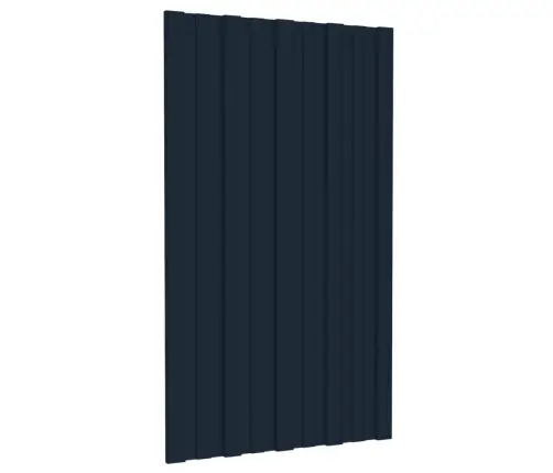 Katusepaneel 36 Tk, Tsingitud Terasest, Antratsiit, 80 X 45 Cm