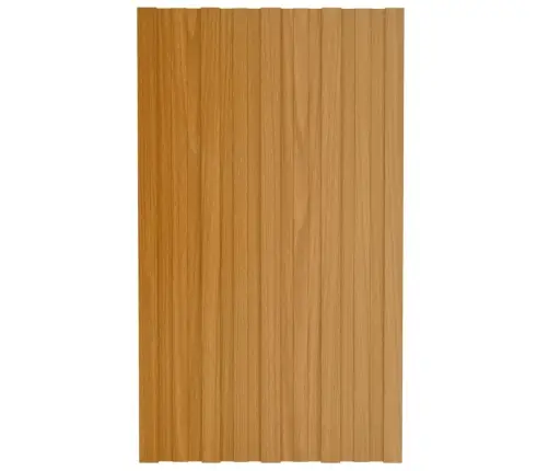 Katusepaneel 36 Tk, Tsingitud Terasest, Naturaalne, 80 X 45 Cm