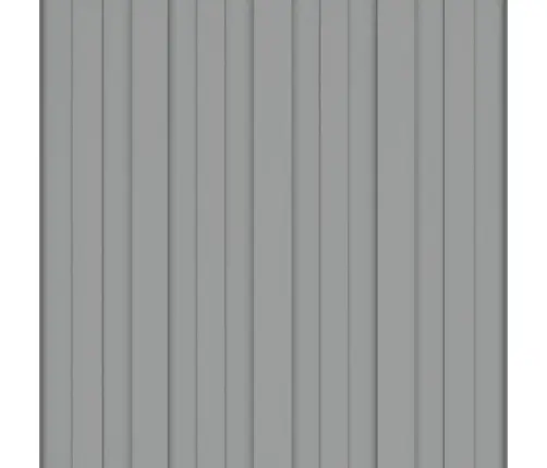 Katusepaneel 12 Tk, Tsingitud Terasest, Hall, 100 X 45 Cm