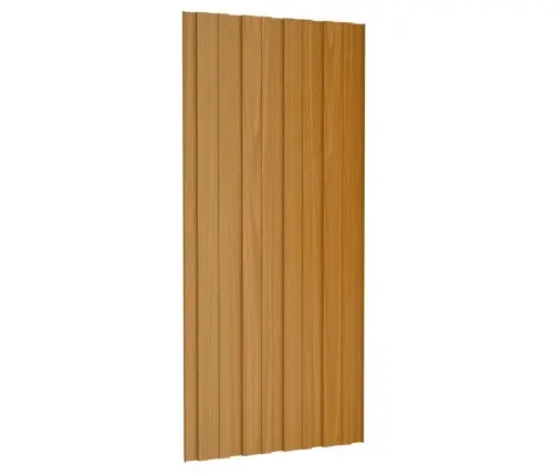 Jumta Paneļi, 12 Gab., Cinkots Tērauds, Dabīga Krāsa, 100X45 Cm Vidaxl