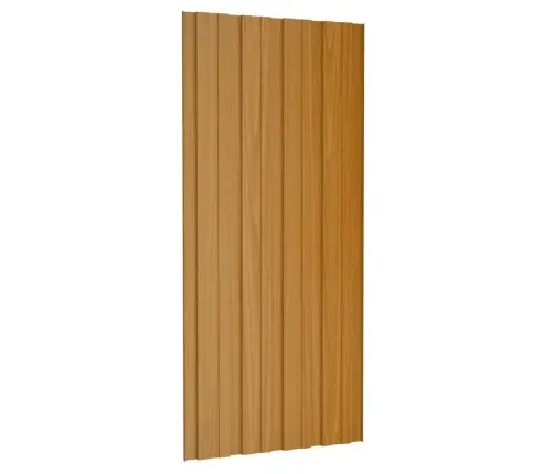 Katusepaneel 36 Tk, Tsingitud Terasest, Naturaalne, 100 X 45 Cm