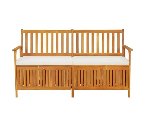 Suoliukas-Daiktadėžė Su Palvėle, 148cm Akacijos Mediena