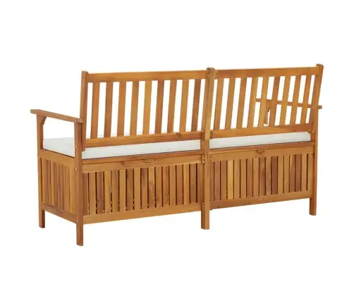 Suoliukas-Daiktadėžė Su Palvėle, 148cm Akacijos Mediena