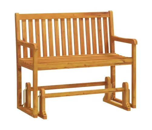 Supamas Sodo Suoliukas, 110cm Akacijos Medienos Masyvas