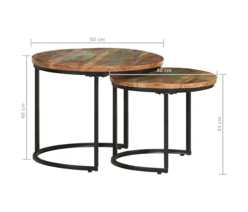 Sudedami Staliukai, 2Vnt., Perdirbtos Medienos Masyvas