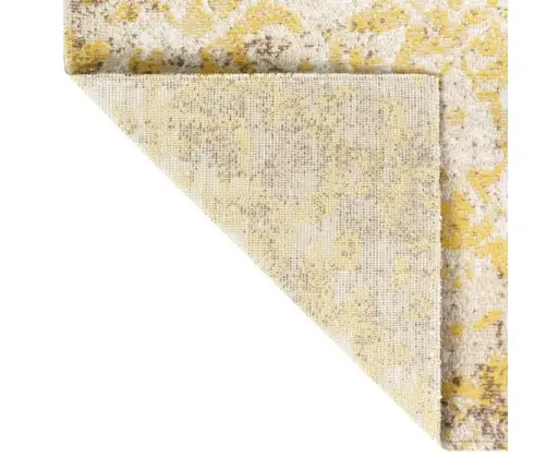 Āra Paklājs, Plakani Austs, 80X150 Cm, Dzeltens  Vidaxl