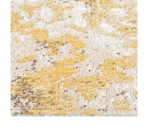 Āra Paklājs, Plakani Austs, 80X150 Cm, Dzeltens  Vidaxl