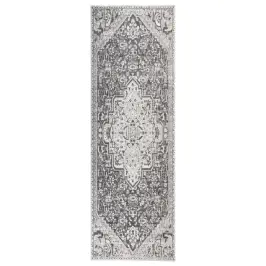 Āra Paklājs, Plakani Austs, 80X250 Cm, Gaiši Pelēks Vidaxl