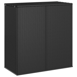 Dārza Spilvenu Kaste, 100X49X103,5 Cm, Melna Pe Rotangpalma Vidaxl