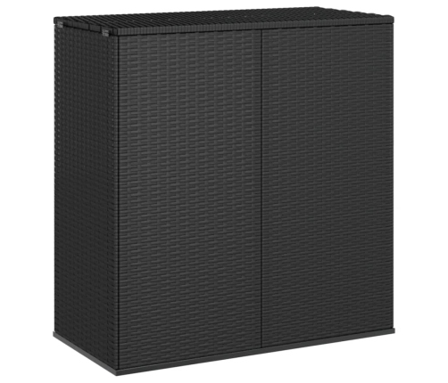 Dārza Spilvenu Kaste, 100X49X103,5 Cm, Melna Pe Rotangpalma Vidaxl