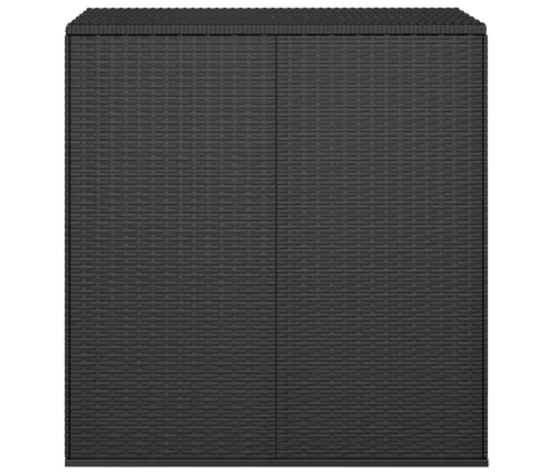 Dārza Spilvenu Kaste, 100X49X103,5 Cm, Melna Pe Rotangpalma Vidaxl
