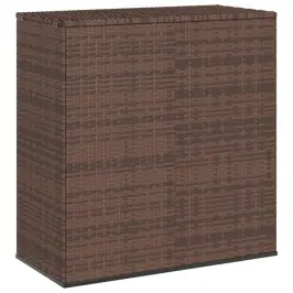 Dārza Spilvenu Kaste, 100X49X103,5 Cm, Brūna Pe Rotangpalma Vidaxl