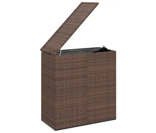 Dārza Spilvenu Kaste, 100X49X103,5 Cm, Brūna Pe Rotangpalma Vidaxl