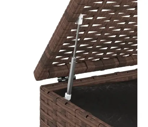 Dārza Spilvenu Kaste, 100X49X103,5 Cm, Brūna Pe Rotangpalma Vidaxl