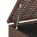 Dārza Spilvenu Kaste, 100X49X103,5 Cm, Brūna Pe Rotangpalma Vidaxl