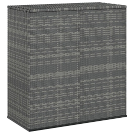 Dārza Spilvenu Kaste, 100X49X103,5 Cm, Pelēka Pe Rotangpalma Vidaxl