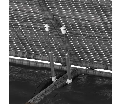 Sodo Dėžė Pagalvėlėms, Pilka, 291X100,5X104cm Pe Ratanas