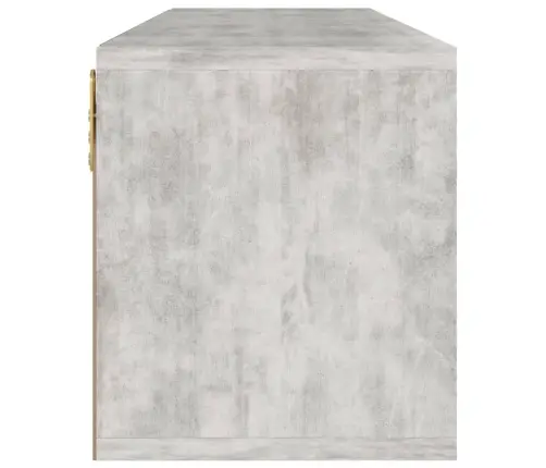 Tv Skapītis, 88,5X27,5X30,5 Cm, Betona Krāsa, Inženierijas Koks Vidaxl