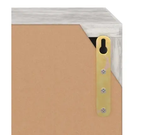 Tv Skapītis, 88,5X27,5X30,5 Cm, Betona Krāsa, Inženierijas Koks Vidaxl