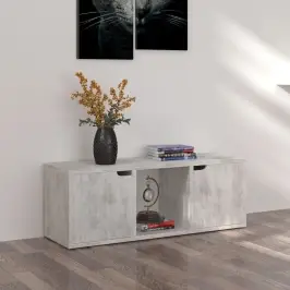 Televizoriaus Spintelė, Betono, 88,5X27,5X30,5cm Mediena
