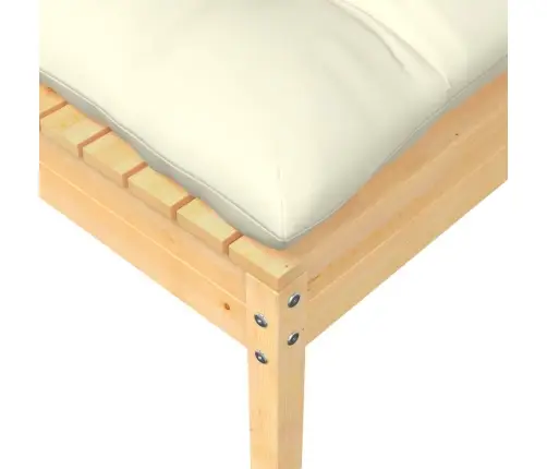 Aia Jalapink Kreemja Padjaga, Männipuit