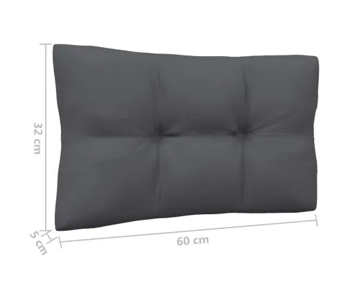 Dvivietė Sodo Sofa Su Pagalvėlėmis, Pilka, Pušies Masyvas