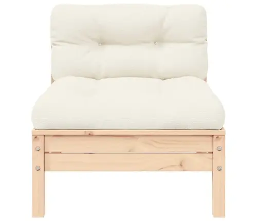 2-Vietīgs Dārza Dīvāns Ar Krēmkrāsas Spilveniem, Priedes Koks Vidaxl 2-Vietīgs Dārza Dīvāns Ar Krēmkrāsas Spilveniem, Priedes Koks Vidaxl