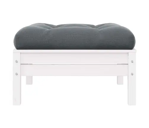 2-Osaline Aiadiivan Patjadega, Valge, Männipuit