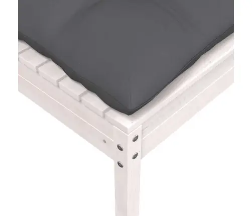 2-Osaline Aiadiivan Patjadega, Valge, Männipuit