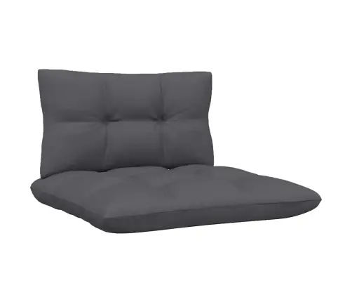 3-Osaline Aiamööblikomplekt Patjadega, Valge, Toekas Männipuit