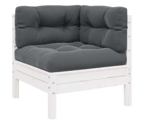 3-Daļīgs Dārza Mēbeļu Komplekts Ar Matračiem, Priedes Koks Vidaxl 3-Daļīgs Dārza Mēbeļu Komplekts Ar Matračiem, Priedes Koks Vidaxl