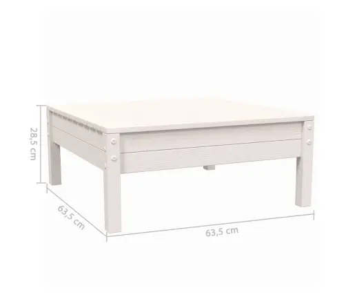 Sodo Komplektas Su Pagalvėlėmis, 3 Dalių, Baltas, Pušis