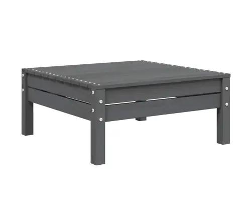 3-Osaline Aiamööblikomplekt Istmepatjadega, Hall, Männipuit